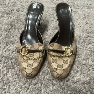 Gucci trademark mules